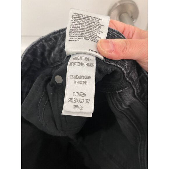 Agolde Vintage High Rise Bootcut in Technique Black Size 29 - Picture 12 of 13